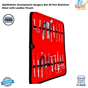 ชุดเครื่องมือผ่าตัดตาและศัลยกรรมตกแต่งตา 20 ชิ้น ได้รับการรับรองมาตรฐาน CE ISO ผลิตจากเหล็กกล้าไร้สนิมเกรดทางการแพทย์คุณภาพสูง แข็งแรง ทนทาน ใช้ซ้ำได้ - Product Image 3