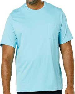 T-shirts à manches courtes en tricot épais imprimé pour hommes avec tissu peigné anti-rides et respirant pour une tenue décontractée - Product Image 3