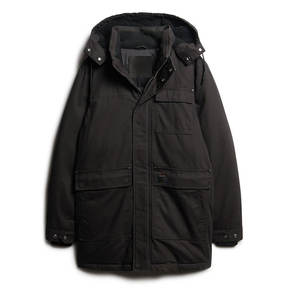 เสื้อแจ็คเก็ตพาร์กาผู้ชายแบบมีฮู้ดกันลมสำหรับฤดูหนาวปี 2025 สีพื้น มีซิป กลับด้านได้ กันน้ำ ดีไซน์หล่อเท่ สไตล์ลำลอง ไซส์ใหญ่ - Product Image 3