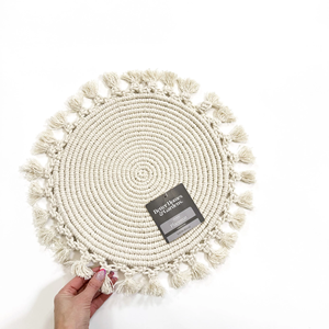 Luxury Space Top Sale Macrame Decorative <b>Table</b> Placemat and for <b>Dinning</b> <b>Table</b> Pads & Mat Export From India - Product Image 6