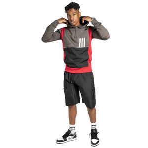 Conjunto personalizado de sudaderas con capucha y pantalones cortos para hombre, proveedor OEM, trajes ligeros y cómodos de verano para la moda urbana - Product Image 1