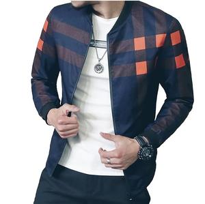 Chaqueta Bomber de Moda para Hombre, Material de Poliéster y Nailon, Ligera, Impermeable, Estampada, Elegante, Transpirable, Ropa de Calle, Logotipo Personalizado - Product Image 1