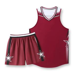 Ensemble de Tenue de Basketball Léger et Respirant à Séchage Rapide pour Hommes et Femmes, Style Américain, Vêtements de Sport d'Été Personnalisables pour l'Entraînement en Équipe - Product Image 4