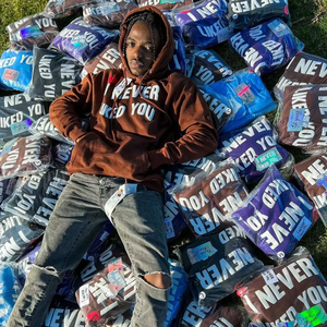 Streetwear Top Hommes Femmes Sweat À Capuche Sans String En Gros Personnalisé Pleine Impression Casual Ourlet Brut Hommes Couple Hoodies Unisexe - Product Image 4