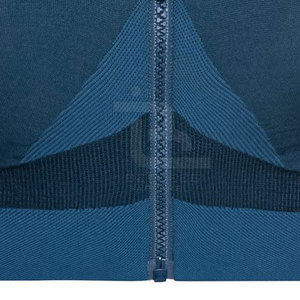 Sujetador deportivo sin costuras para mujer para gimnasio y yoga Sujetador de fitness push-up transpirable con logotipo frontal Venta en línea - Product Image 5