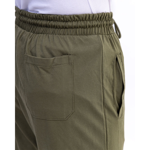 Pantalon léger en éponge française 100% coton coupe intelligente avec ceinture élastique pantalon de poche avec cordon de serrage pantalon d'été pour hommes - Product Image 4