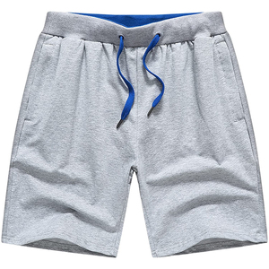 Shorts de course de gymnastique d'été pour hommes élégants Logo en relief 3D High Street Sport Biker Shorts à vendre Motif solide brodé - Product Image 4