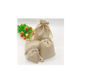 Ensemble de 2 sacs pochettes modernes en toile de jute avec nœud en corde, parfaits pour une utilisation polyvalente, sacs confortables, design élégant, disponibles en Inde - Product Image 4