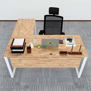 โต๊ะทำงานรูปตัวแอล MConcept ขนาด 160x150 ซม. ดีไซน์ร่วมสมัย ขาเหล็กประกอบสำเร็จ มอเตอร์คู่ สำหรับใช้ในสำนักงานหรือห้องนอน รุ่น HBMC020 - Product Image 2
