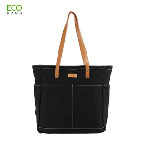 High Quality Custom Printed Cotton <b>Canvas</b> Shoulder Tote Bags Medium Size Simple Fashionable Design Direct Wholesale Shopping - Product Image 2