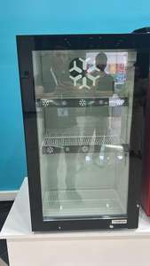 Commercial 110 L vertical boisson affichage réfrigérateur simple porte en verre comptoir simple température CE certifié automatique - Product Image 3