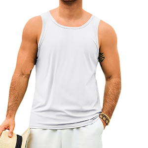 Fabricant de vêtements respirants, débardeur pour hommes, mode tendance, vêtements de sport, débardeur uni pour hommes - Product Image 6