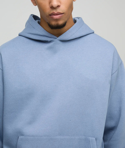 Survêtements personnalisés pour hommes, poids lourd 500 gsm, lavage à l'acide, impression DTF, écran de logo, vêtements de rue d'hiver, fermeture éclair abîmée - Product Image 2