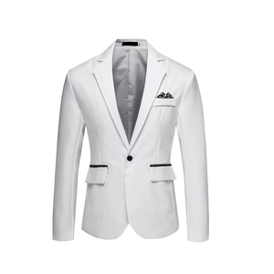 Trajes de Boda Formales Elegantes para Hombre de Negocios 2024, de Alta Calidad, Personalizados, de Gran Venta, Corte Slim y Tallas Grandes, Transpirables de Algodón-Poliéster - Product Image 1