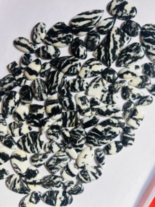 100% Natural AAA grado cabujón piedras preciosas negro blanco cebra turquesa Búfalo en tamaño del cliente piedra suelta lote al por mayor - Product Image 2