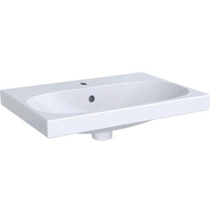 Lavabo Geberit ACANTO 600x422mm Blanco con Orificio para Grifo y Desbordamiento, Producto GEBERIT - Product Image 1