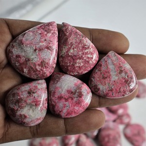 Meilleure qualité naturelle Thulite Cabochon pierre précieuse en vrac pour la fabrication de bijoux de guérison en cristal lot de bijoux Thulite sains - Product Image 3