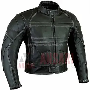 Neue Motorrad Biker Racing Jacke für Männer beste Qualität echtes Leder Racing Wear Body Armor Protection Herren jacke