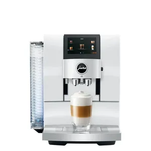 เครื่องชงกาแฟฝรั่งเศสสแตนเลสสตีลอัตโนมัติรุ่นใหม่ Z10 คุณภาพดีที่สุด ฟังก์ชั่นตั้งโปรแกรมได้ สีขาว อะลูมิเนียม แก้ว นม - Product Image 4