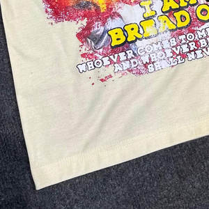 Ropa de calle personalizada de corte Regular de alta calidad 100% algodón lienzo transpirable de secado rápido hombres camiseta nuevo logotipo distinto DTG - Product Image 5