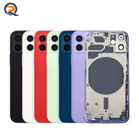 Cadre de couverture de châssis de téléphone de remplacement pour iphone 6 6s 7 8 plus x xr xs 11 13 mini 14 pro max 15 couvercle de batterie boîtier arrière