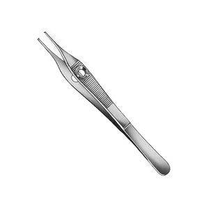Custom Made ADSON Tissue Forceps Straight Toothed 1x2 150 mm 6" Tungsten Carbide Fine Quality Plastic Surgery Forceps