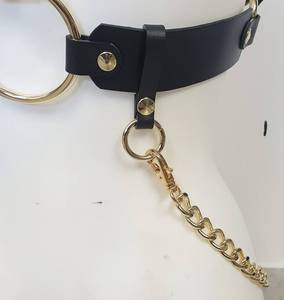 Arnés Llamativo de Cuero Negro Hecho a Mano Estilo 2017 - Product Image 3