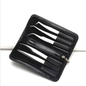 แหนบขนตาแบบกำหนดเองที่มีด้ามจับหัวใจแหนบต่อขนตาพร้อมที่หนีบขนตา - Product Image 6