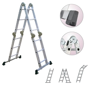 Escalera Multiusos de Aluminio con 6 Rótulas y 12 Peldaños - Product Image 2