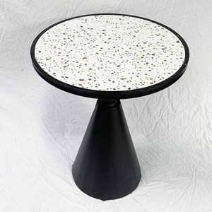 CBCF214 Contemporary Outdoor <b>Table</b> and 2 Chairs Set <b>Iron</b> Frame & Synthetic Rattan Weave for Garden or Park Use - Product Image 5