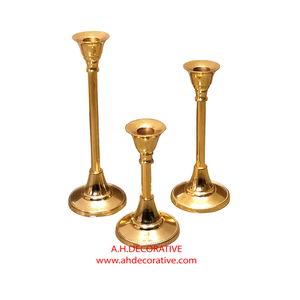 Hot Luxury Aluminum New Design T Light <b>Candle</b> <b>Holder</b> Pillar for Living Room Christmas Home Decor Handmade T Light <b>Candle</b> Stand - Product Image 6