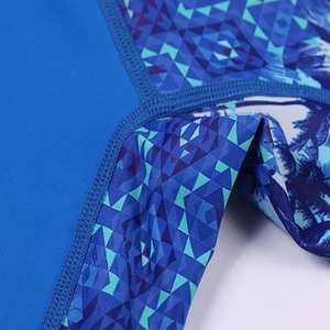 Wholesale Customized Breathable Eco-Friendly Anti-Bacterial Rash Guard Premium Quality OEM Digital Print, Latest Design for <b>Men</b> - Product Image 3