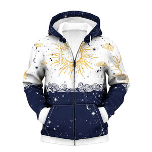 Sweat-shirt pour homme de haute qualité 100% coton, mode d'hiver, impression par sublimation, processus de lavage, personnalisation en gros - Product Image 1