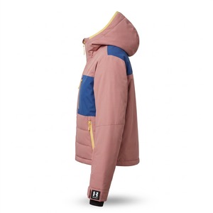 เสื้อแจ็คเก็ตสกีแบบครอปสีสันตัดกัน 190GSM ผลิตตามสั่ง ขายส่ง OEM - Product Image 3