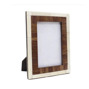 Marco de fotos con incrustaciones de hueso hecho a mano de diseño único, decoración de sala de estar y dormitorio de tamaño personalizado de alta calidad - Product Image 3