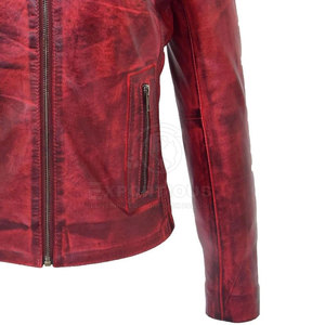 Winter Warm Genuine Leather <b>Jacket</b> Casual Wear <b>Lightweight</b> <b>Women</b> Leather <b>Jacket</b> In Reasonable Price - Product Image 5