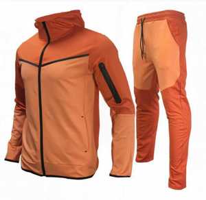 Ensembles de Survêtements de Sport de Maternité à Capuche en Polaire Technique Coupe Slim pour Homme en Gros avec Logo et Design - Product Image 4