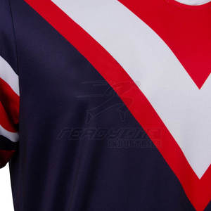 Maillot de rugby personnalisé avec logo, respirant, vêtements de sport, uniformes de football, ensemble de maillots de rugby imprimés par sublimation - Product Image 6