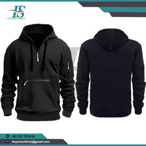 Fabricante al por Mayor, Sudadera con Capucha Personalizada para Hombre con Cierre y Múltiples Bolsillos, Chaqueta Deportiva Informal Estilo Urbano - Product Image 5