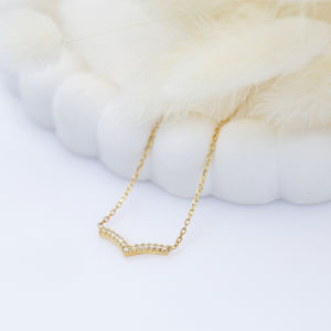 Élégant Design Minimaliste CZ Pierre Charme Collier Chaîne Soudée Turque En Gros 925 En Argent Sterling À La Main Fine Jewelry - Product Image 4