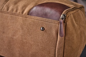 กระเป๋าดัฟเฟิลกระเป๋าหนังส่วนบุคคลสำหรับเป็นของขวัญของเจ้าบ่าวมีซิปกระเป๋ารองเท้าแฟชั่นสำหรับใส่รองเท้า Christmas-LCRG-0048ประจำวันของพ่อ - Product Image 3