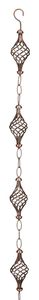 Chaîne de pluie en cuivre poli de qualité supérieure chaîne de pluie de conception de cloche pour la maison jardin tuyau de descente décoratif utilisation chaîne de pluie - Product Image 6