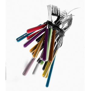 Juego de cubiertos con mango de color verde, elegante y con estilo, perfecto para la mesa del comedor, cubiertos de cocina para ocasiones especiales. - Product Image 2