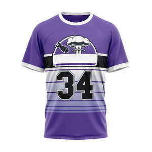 Camiseta Deportiva Sublimada para Hombre, Secado Rápido, Transpirable, de Poliéster, Jersey de Entrenamiento, Logotipo Personalizado, Uniforme de Equipo, OEM, Venta al por Mayor - Product Image 6