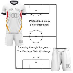 Maillots de football France personnalisés les plus vendus uniformes de football en tissu léger à coupe ajustée de nouveau design - Product Image 5