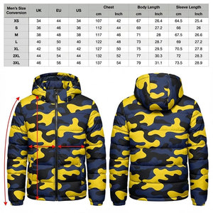 Chaqueta Acolchada de Invierno Personalizada con Estampado por Sublimación, Chaqueta Urbana para Hombre, Fabricación OEM/ODM - Product Image 5