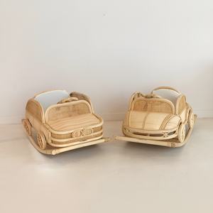 Voiture à bascule en rotin à prix équitable balançoire pour bébé enfant en bas âge voitures en jouet tailles personnalisables - Product Image 6