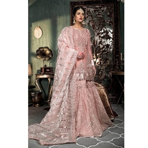 Vêtements indiens et pakistanais de fête du Pakistan Robe d'excellente qualité Shalwar Kameez par WS INTERNATIONAL Nouvelle robe en couleur - Product Image 5