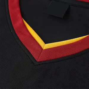 Well Designed Basketball Jersey Uniform With Black Yellow Red Quick Dry Breathable Color Design Jersey Uniform <b>Sets</b> - Product Image 2