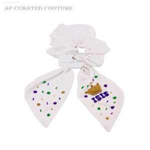 Coleteros de Pelo con Lentejuelas y Cuentas Bordadas a Mano de Moda India, Multicolores, para Mujer, Temporada de Carnaval, Mardi Gras - Product Image 3